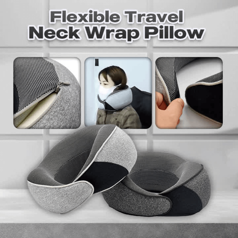 JourneyJoy™ Memory Foam Travel Pillow